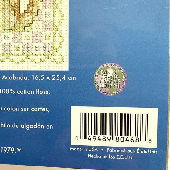 NOS 2010 Janlynn Welcome Baby Girl Kitty Sealed Cross Stitch Kit - 6.5” x10” - Picture 7 of 7